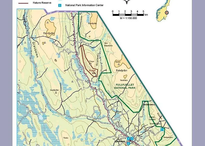 15 - Fulufjellets Nasjonalparker - Sno - Alpint - Langrenn - Snoscooter Appartement Ljordalen